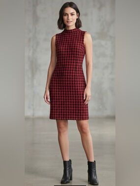 AA Studio Red & Black Women’s Sheath Dress Size 14
